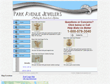 Tablet Screenshot of parkavenuejewelers.com